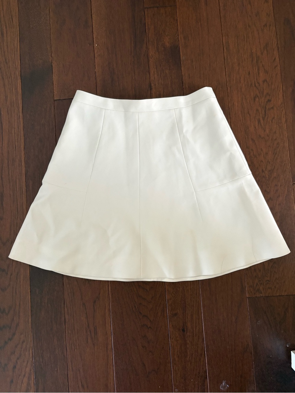 J. Crew White Circle Skirt